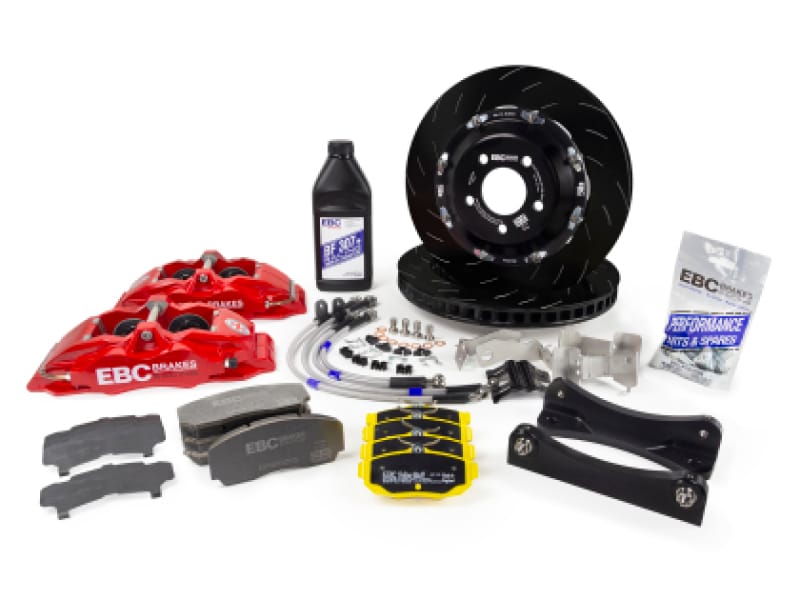 EBC — EBC Racing 01-13 Mini Cooper S R53/R56 1.6L Black Apollo-4 Calipers 330mm Rotors Front BBK
DscBrkUpgradeKit