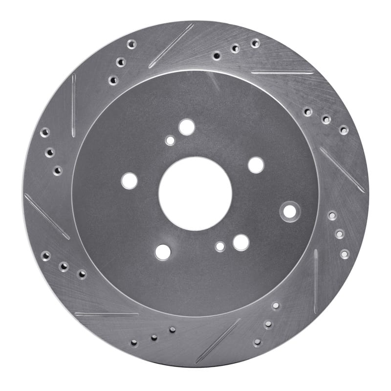 R1 Concepts — R1 09-17 Suzuki Grand Vitara Rear Left Drilled & Slotted Silver Brake Rotor
R1 Brake Rotor Drill