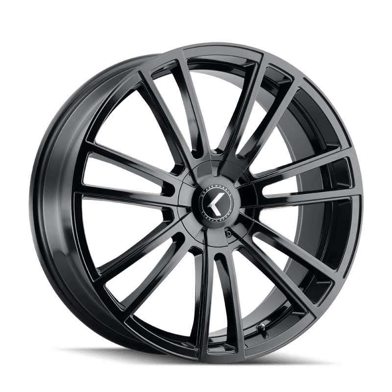 Kraze Wheels — Kraze KR183 Spectra 22x8.5 / 5x114.3/120 BP / 38mm Offset / 74.1mm Hub Gloss Black Wheel
KRAZE KR183