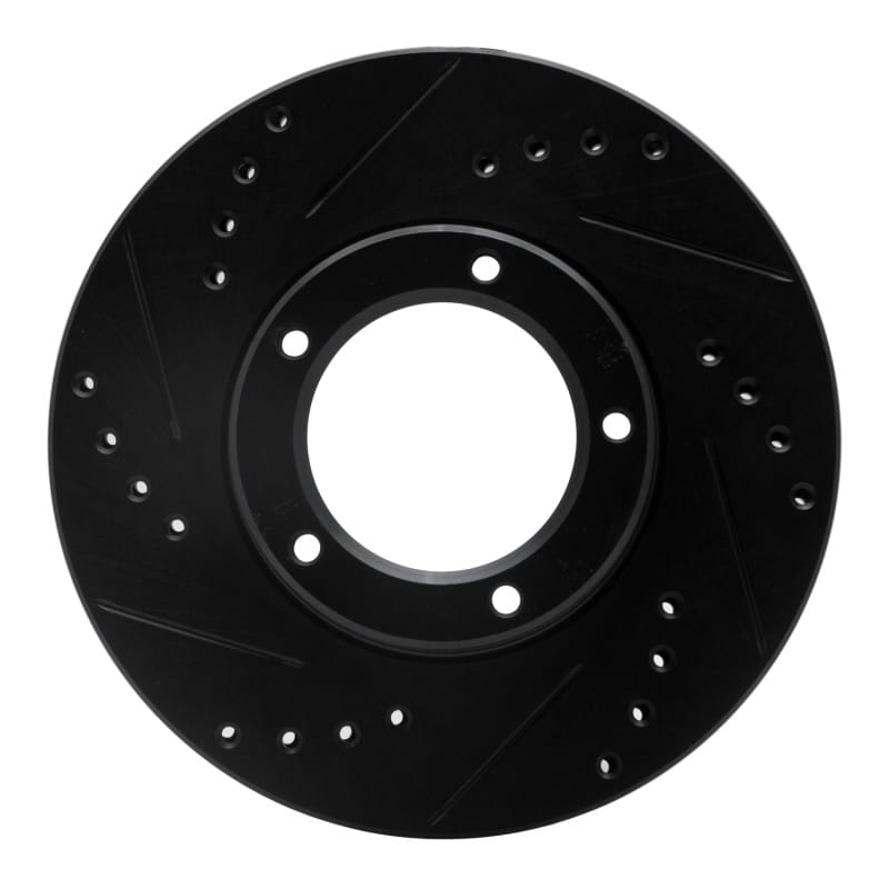 R1 Concepts — R1 89-08 Toyota Hilux (Mexico) Front Left Drilled & Slotted Black Brake Rotor
R1 Brake Rotor Drill