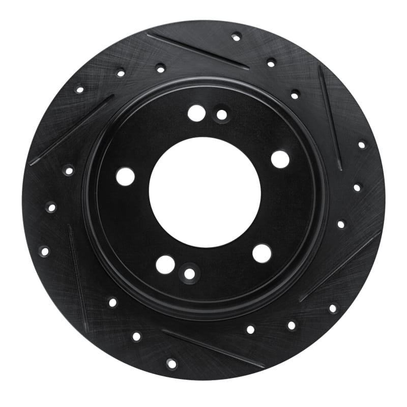 R1 Concepts — R1 17-25 Hyundai Elantra Rear Right Drilled & Slotted Black Brake Rotor
R1 Brake Rotor Drill