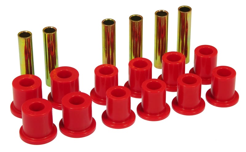 Prothane — Prothane 73-77 Ford F250 4wd Front Spring & Shackle Bushings - Red
SPRING/SHACKLE BUSH