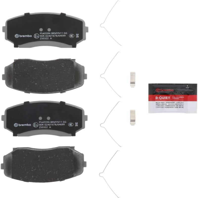 Brembo OE — Brembo 19-20 Ford Edge/ Mazda CX-9/ Lincoln MKX/ Mazda CX-7/ Mazda CX-5 Front NAO Brake Pad