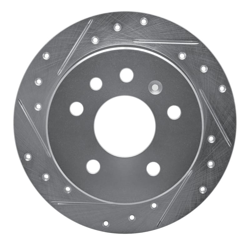 R1 Concepts — R1 94-96 Saab 900 Rear Left Drilled & Slotted Silver Brake Rotor
R1 Brake Rotor Drill