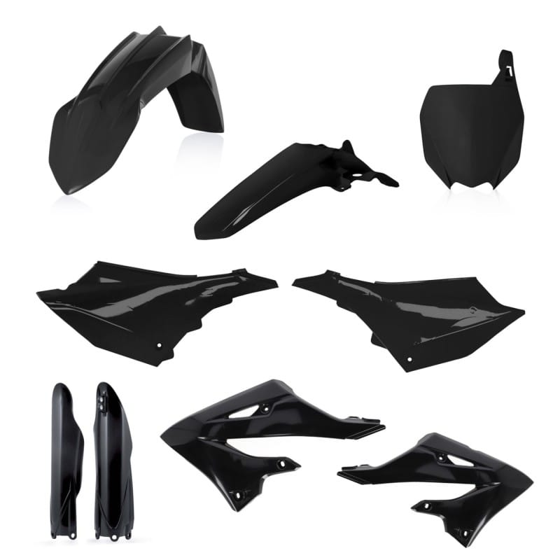 Acerbis — Acerbis 2023 Yamaha YZ125X/250X/ 22-23 YZ125/250 Full Plastic Kit - Black
