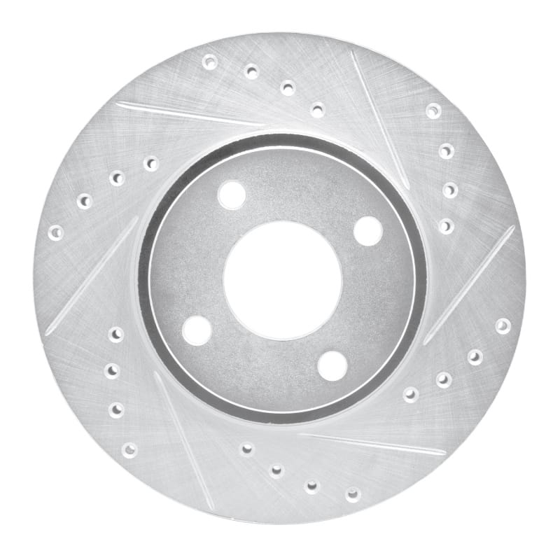 R1 Concepts — R1 98-04 Ford CONTOUR Front Right Drilled & Slotted Silver Brake Rotor
R1 Brake Rotor Drill