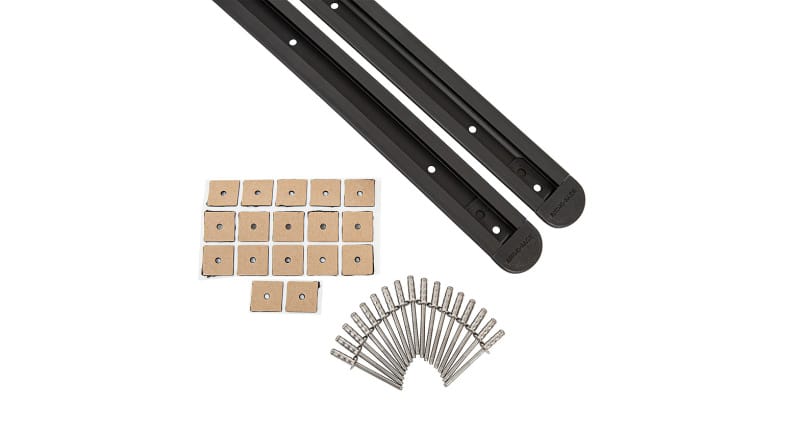 Rhino-Rack — Rhino-Rack Ford Ranger RTS Tracks w/Hardware & End Caps - Pair
RRackAdptRail