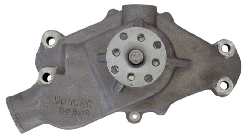 Moroso — Moroso Chevrolet Small Block/90 Degree V6 (w/5/8in Shaft) Water Pump - Aluminum