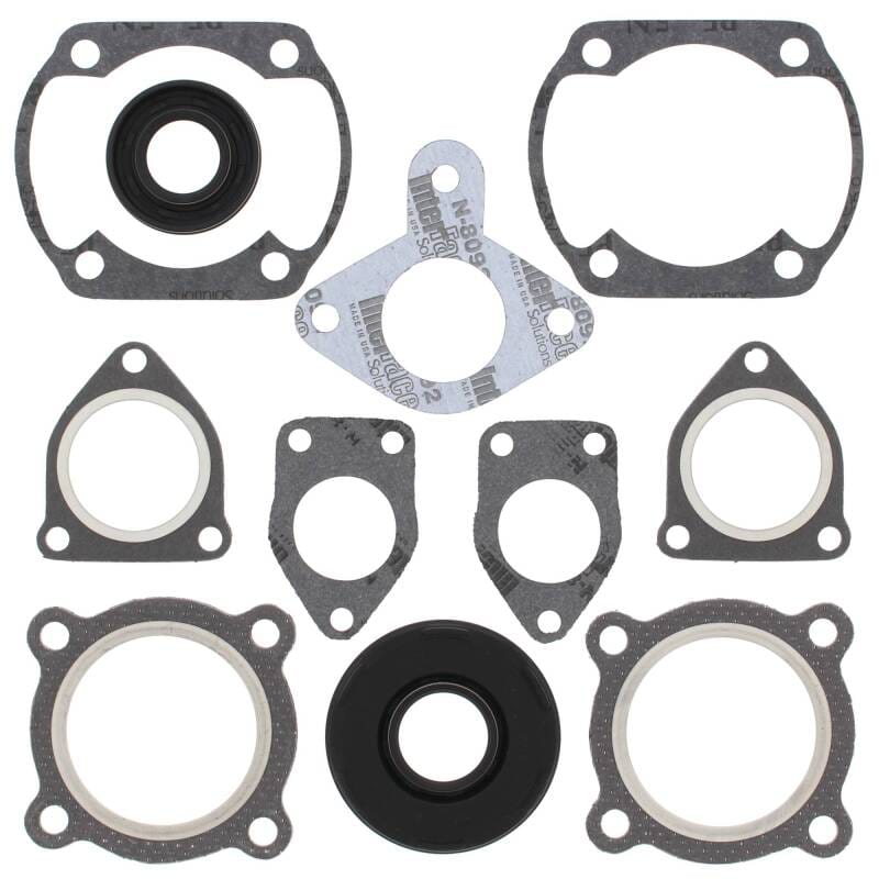 Vertex Pistons — Vertex Gaskets 79-84 Yamaha Enticer ET300 C / H Complete Gasket Kit w/ Oil Seals