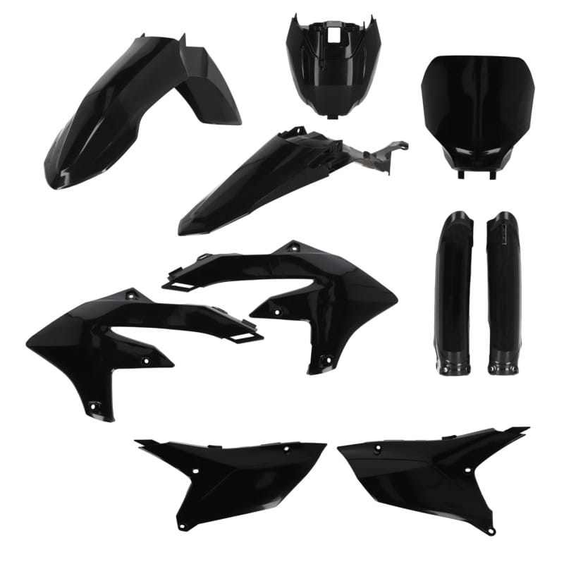 Acerbis — Acerbis 2024 Yamaha YZ250F/ 23-24 YZ450F/FX (w/Tank Cover) Full Plastic Kit - Black