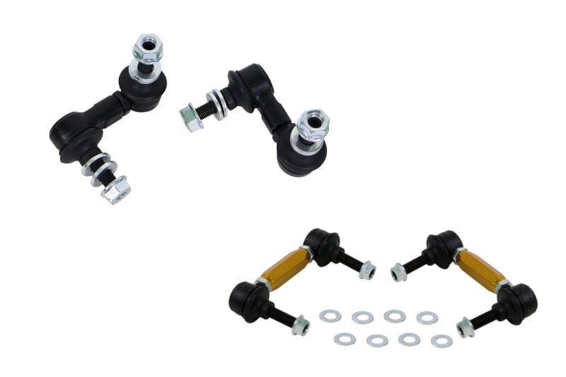 Whiteline — Whiteline 03-06 Mitsubishi Lancer Evolution Adjustable Sway Bar Vehicle Link Kit
Adj Sway Bar Links