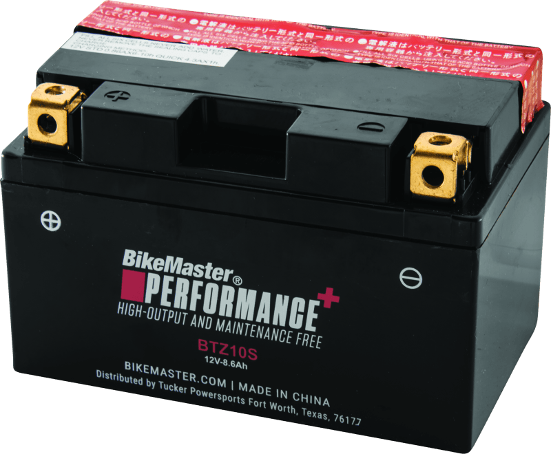 BikeMaster — BTZ10S Battery, 130 CCA