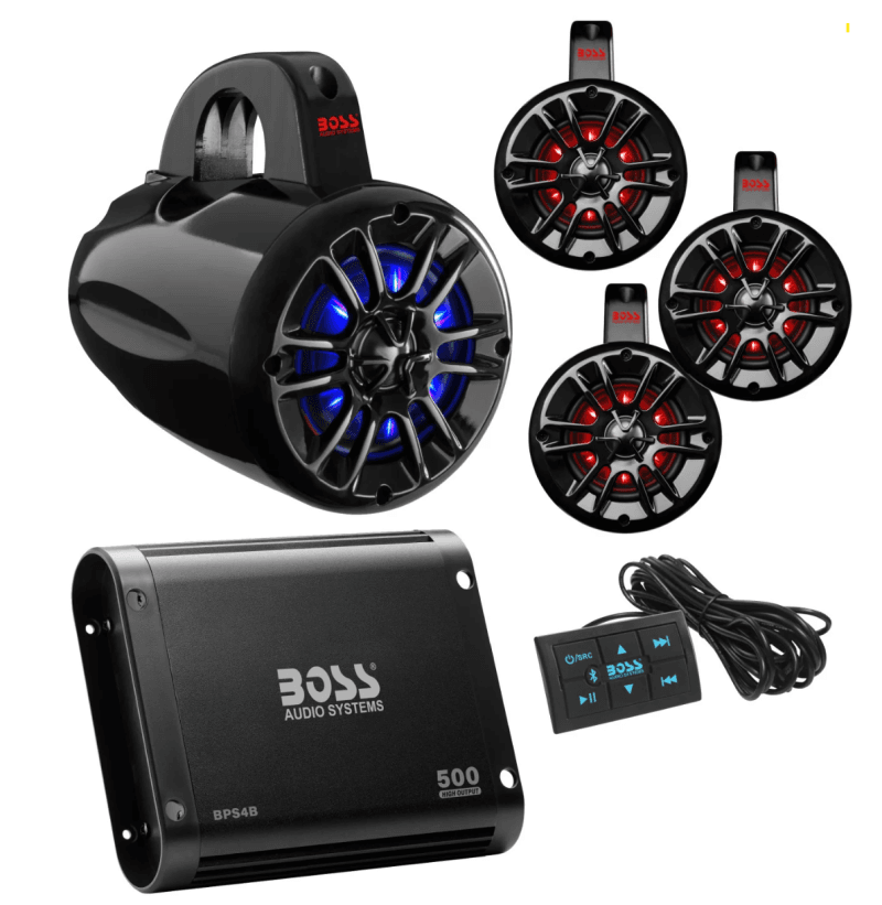 Boss Audio — Boss Audio Systems UTV Marine Stereo Package