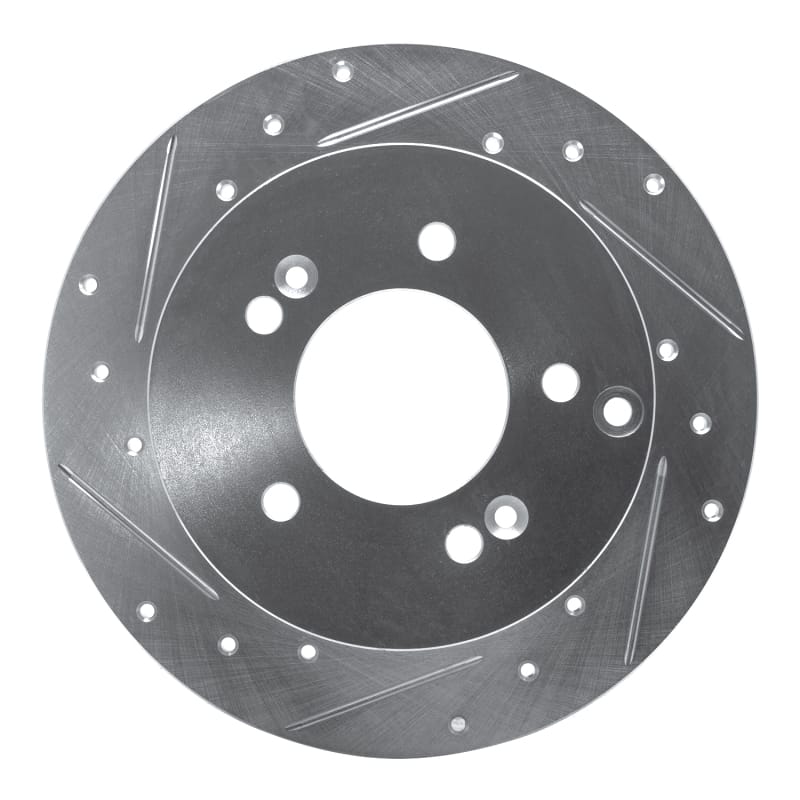 R1 Concepts — R1 07-12 Kia Rondo (Canada) Rear Left Drilled & Slotted Silver Brake Rotor
R1 Brake Rotor Drill