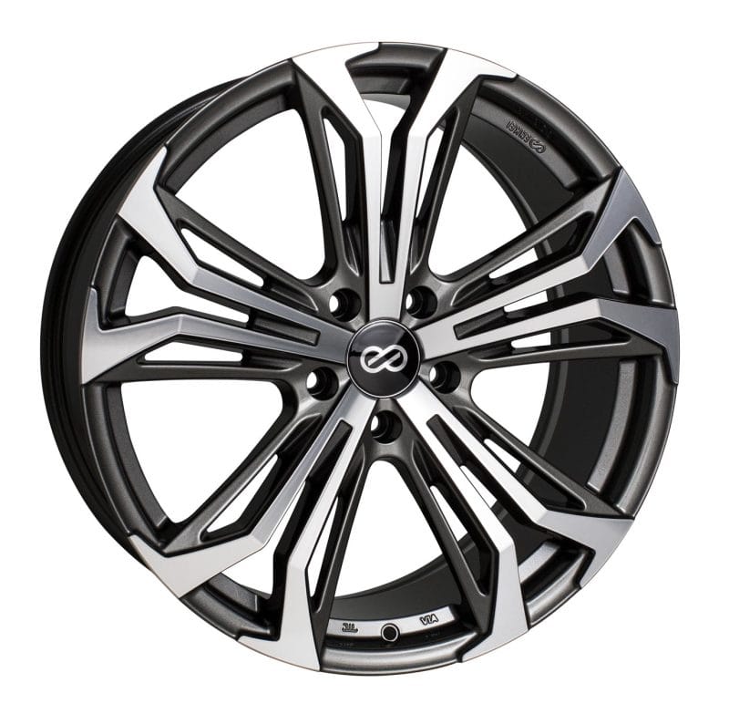 Enkei — Enkei Vortex 5 Wheel 20x8.5 38mm Offset, 5x114.3mm Bore - Anthracite Machined