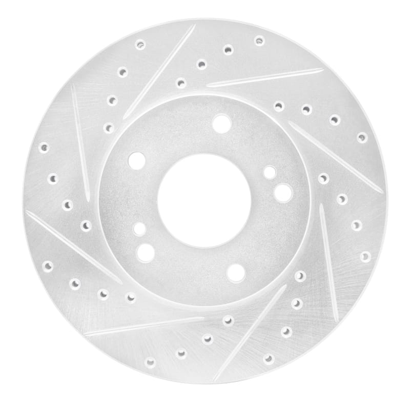 R1 Concepts — R1 87-89 Nissan 300ZX Turbo Front Left Drilled & Slotted Silver Brake Rotor
R1 Brake Rotor Drill