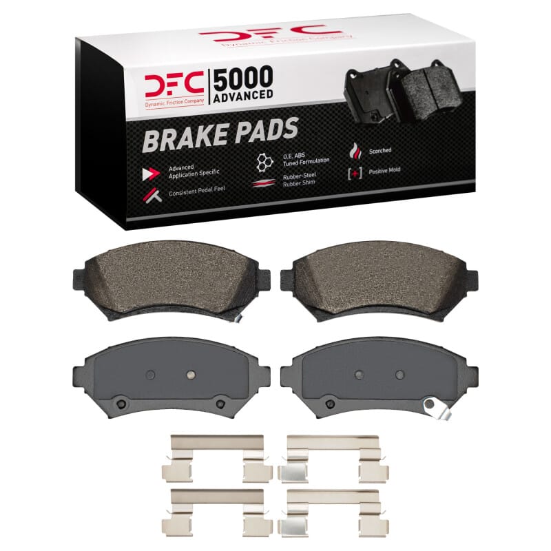 DFC — DFC 97-05 Buick Regal Front 5000 Advanced Semi Metallic Brake Pads and Hardware Kit
DFC Brake Pad Set