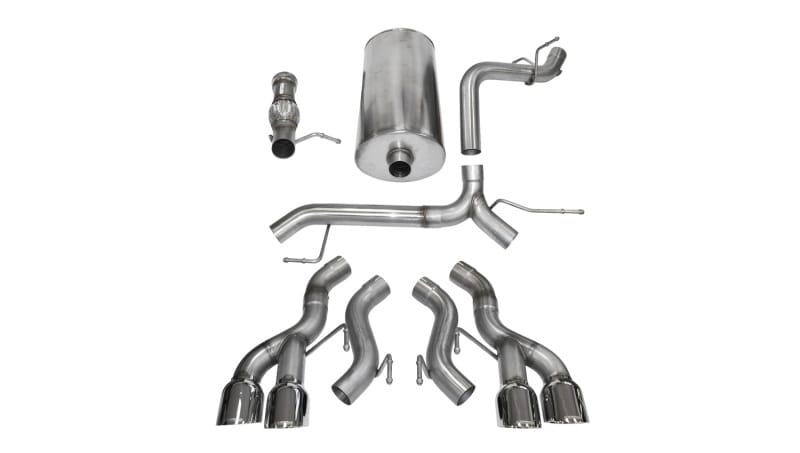 CORSA Performance — Corsa 2012-2014 Cadillac Escalade DUB 6.2L V8 Polished Sport Cat-Back Exhaust
Exhaust