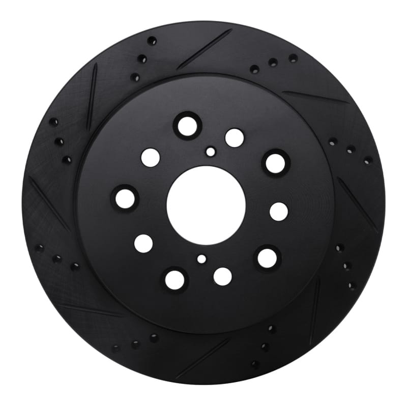 R1 Concepts — R1 01-06 Lexus LS430 Rear Left Drilled & Slotted Black Brake Rotor
R1 Brake Rotor Drill