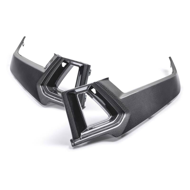 Anderson Composites — Anderson Composites 2024 Ford Mustang Dark Horse Carbon Fiber Headlight Surround