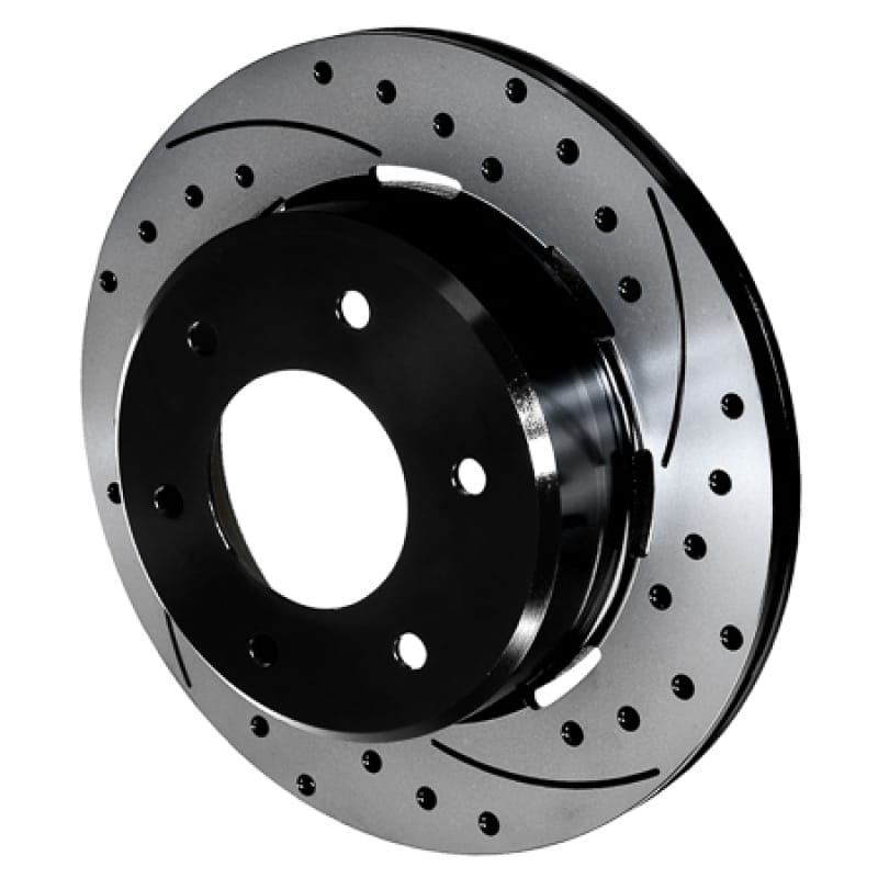 Wilwood — Wilwood 6x5.5 SRP Drilled Performance Rear Rotor & Hat L/H - Black