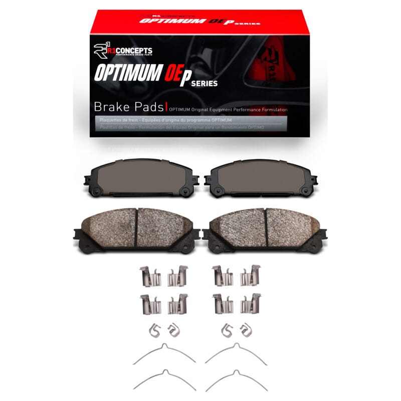 R1 Concepts — R1 2008-2026 Lexus TX500h Front R1 Optimum OE Pads & Hardware Kit
R1 Optimum Oe Pads a