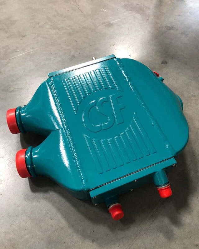 CSF — CSF 2014+ BMW M3/M4 (F8X) Top Mount Charge-Air-Cooler - Custom Teal