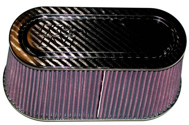 K&N Engineering — K&N Universal Carbon Fiber Top and Base Filter 12in x 6in Base / 9.938in x 3.938in Top / 6in Height
Universal Air Filter