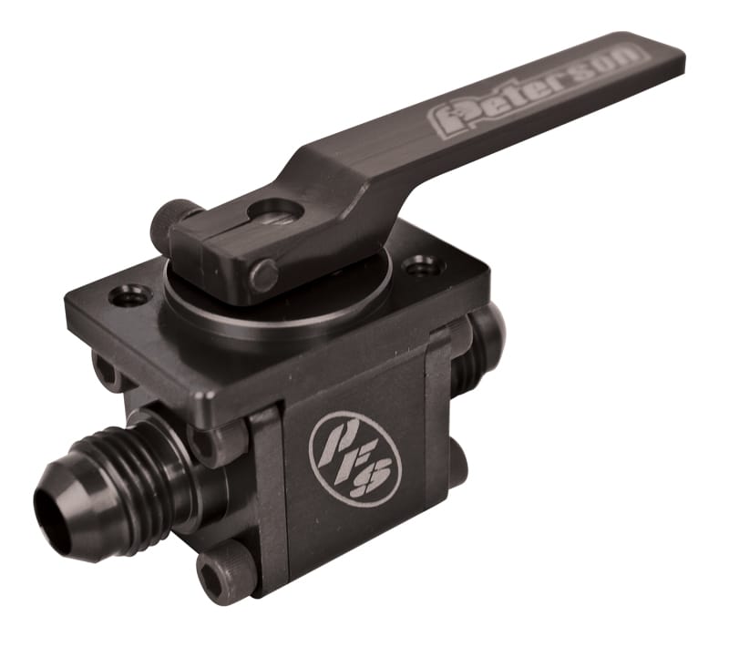 Peterson Fluid Systems — Peterson Fluid Systems Ball Valve Flange Mount -6AN /-6AN