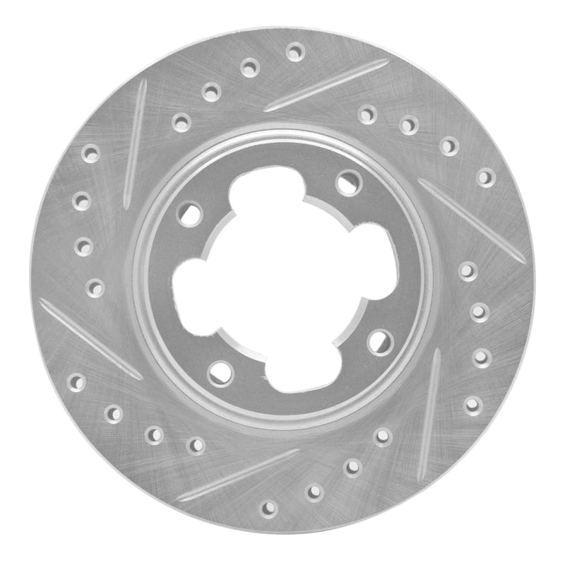 R1 Concepts — R1 87-94 Subaru Justy Front Left Drilled & Slotted Silver Brake Rotor
R1 Brake Rotor Drill