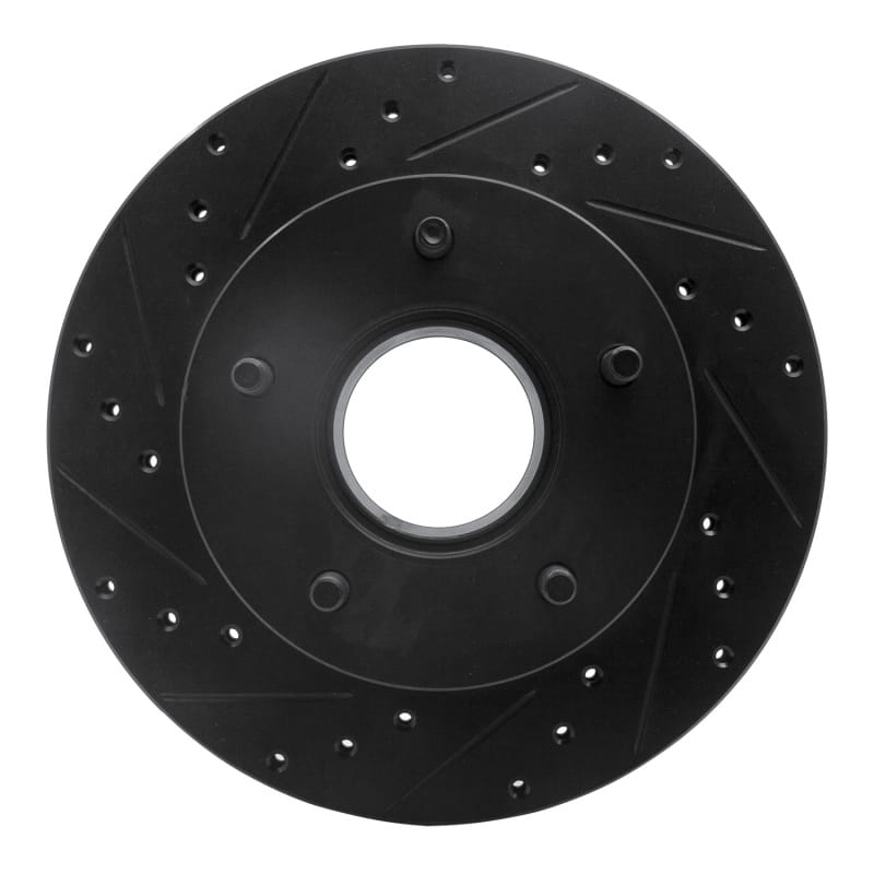 R1 Concepts — R1 86-88 Ford Bronco Front Left Drilled & Slotted Black Brake Rotor
R1 Brake Rotor Drill