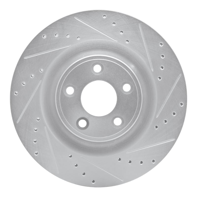 R1 Concepts — R1 14-21 Jaguar XJ Rear Right Drilled & Slotted Silver Brake Rotor
R1 Brake Rotor Drill