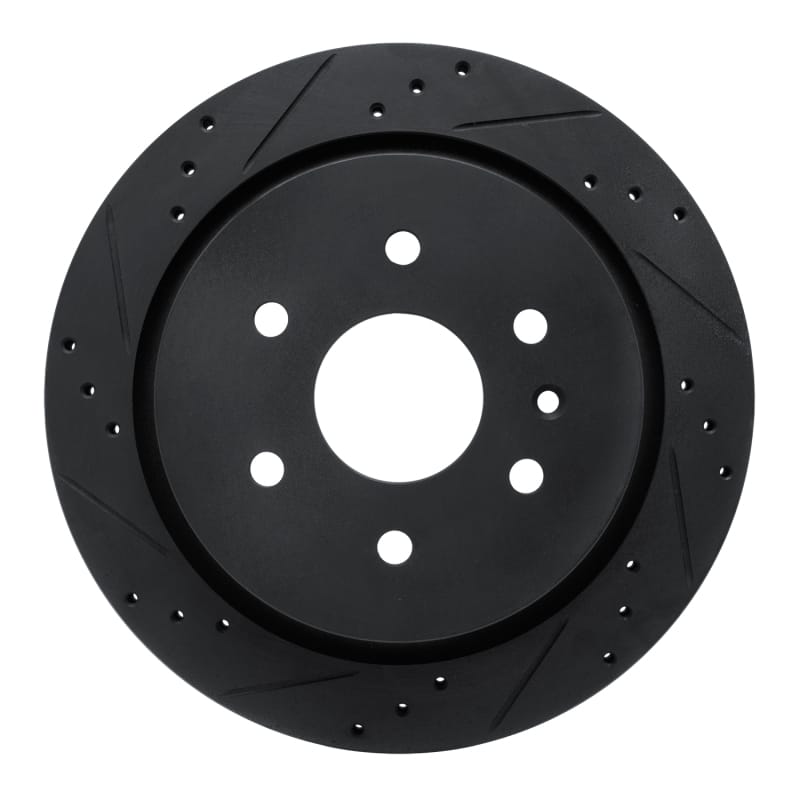R1 Concepts — R1 13-19 Cadillac XTS Rear Left Drilled & Slotted Black Brake Rotor
R1 Brake Rotor Drill