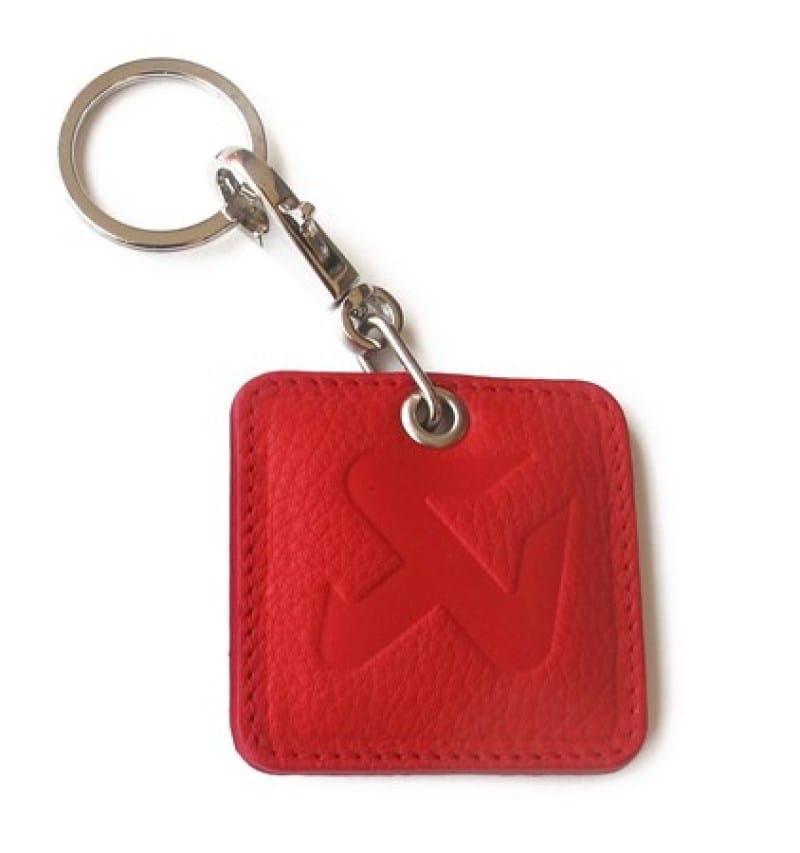 Akrapovic — Akrapovic Square Leather Keychain - red
Keychain