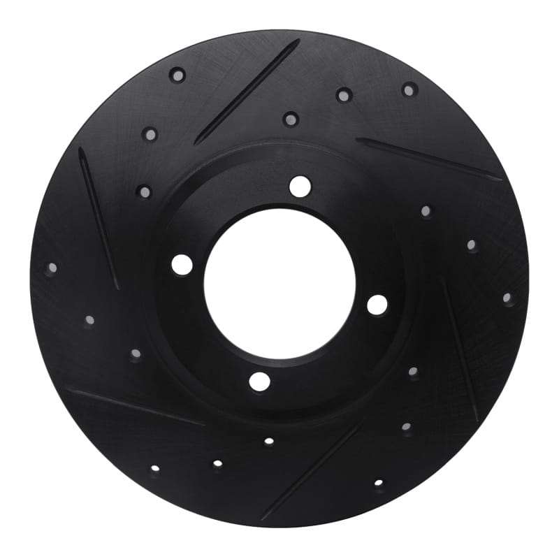 R1 Concepts — R1 79-81 Toyota Celica Front Left Drilled & Slotted Black Brake Rotor
R1 Brake Rotor Drill