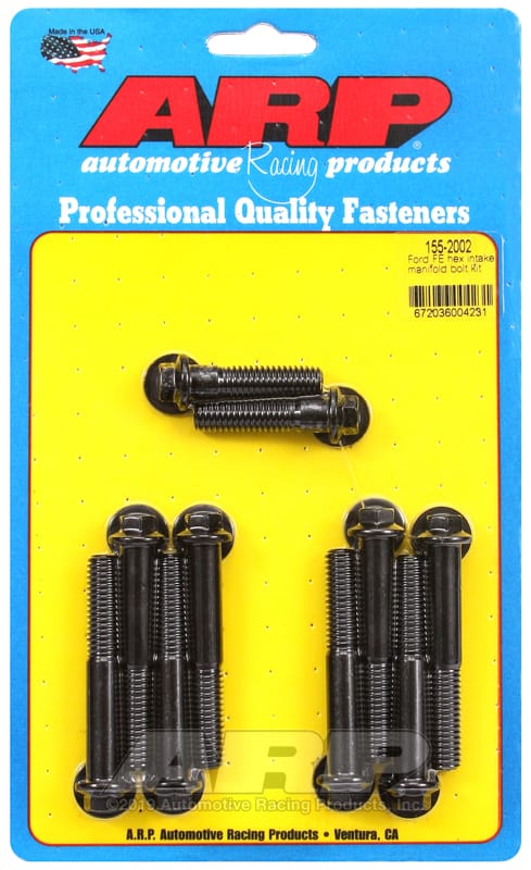 ARP — ARP Ford FE Hex Intake Manifold Bolt Kit