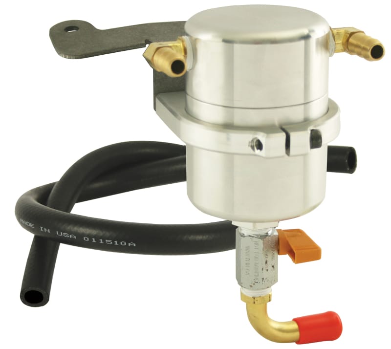 Moroso — Moroso 05-10 Ford Mustang GT Air/Oil Separator Catch Can - Billet Aluminum