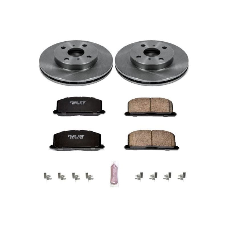 PowerStop — Power Stop 90-91 Toyota Celica Front Autospecialty Brake Kit