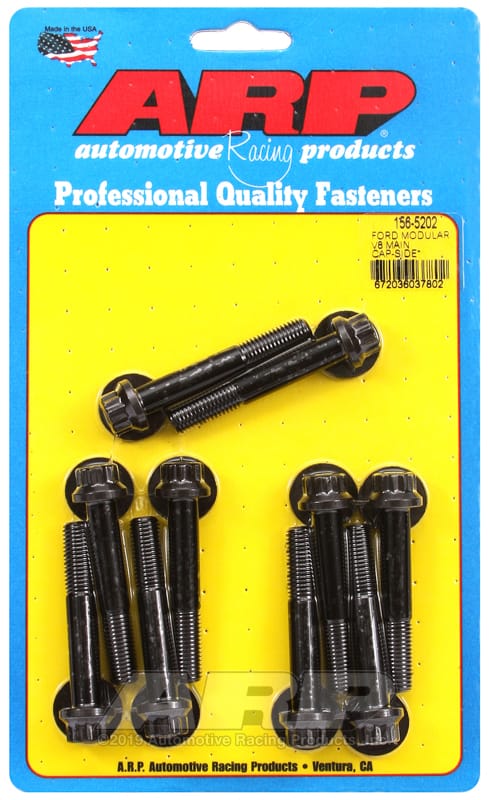 ARP — ARP Ford Modular V8 Main Cap-Side Bolt (Late Cast Iron Block) M9 Main Bolt Kit