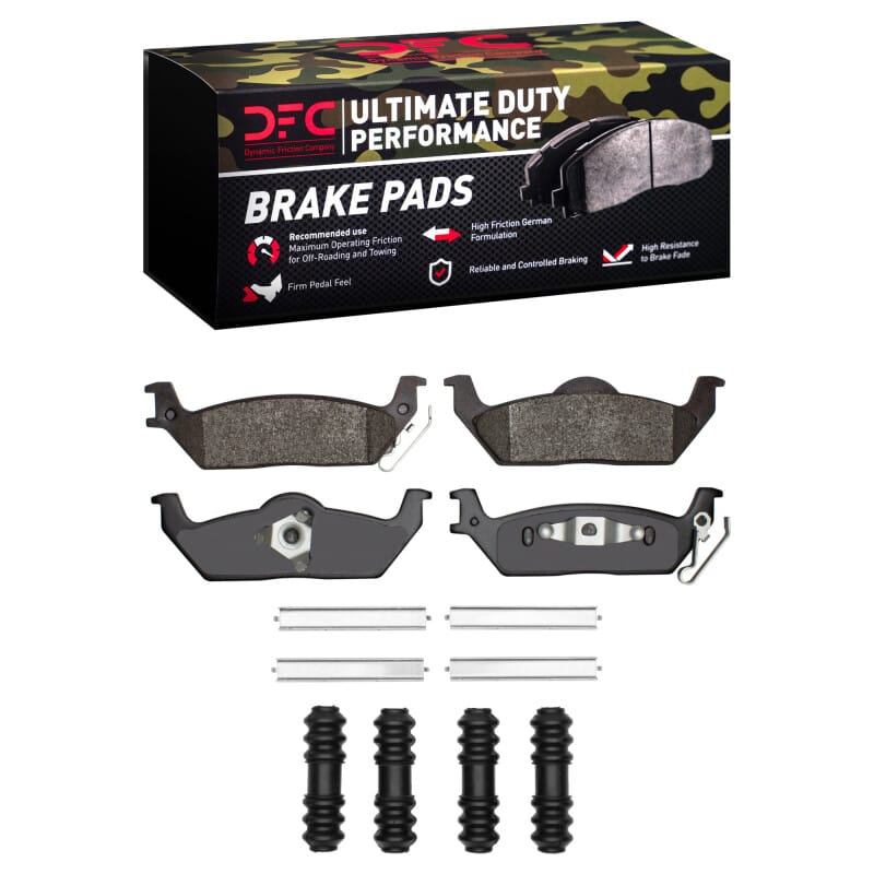 DFC — DFC 04-11 Ford F-150 4WD Rear Ultimate Duty Performance Brake Pads and Hardware Kit
DFC Brake Pad Set
