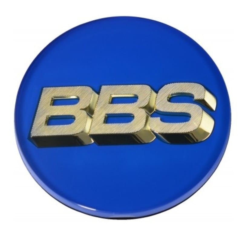 BBS — BBS Center Cap 70.6mm Blue/Gold (4-Tab)