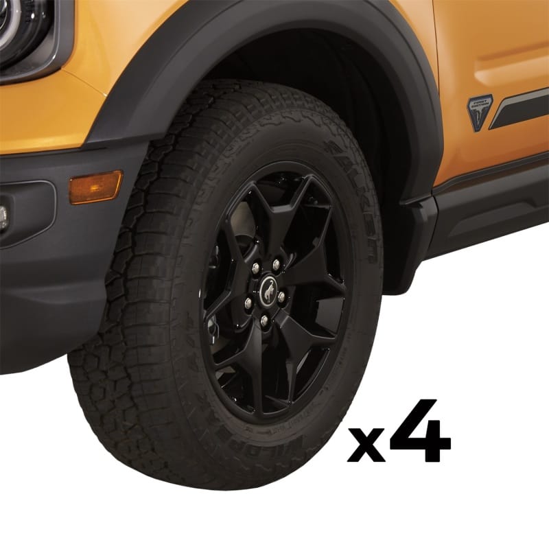 Ford Racing — Ford Racing 21-22 Bronco Sport 17 Wheel Kit - Gloss Black