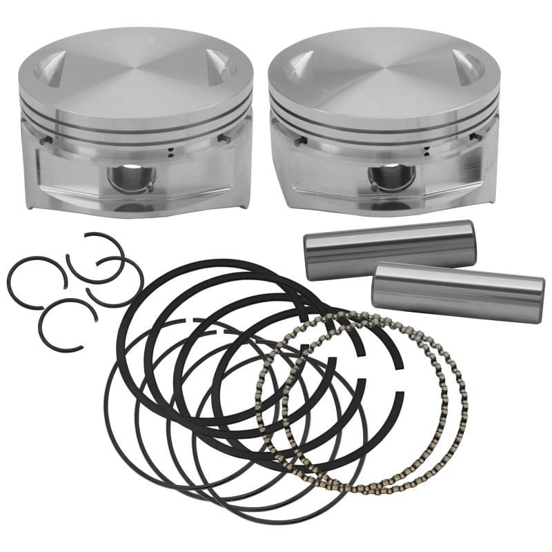 S&S Cycle — Piston Set 4'', +.020, 113" Evo