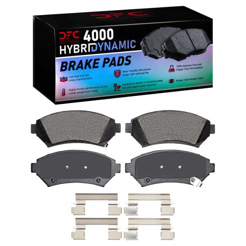 DFC — DFC 97-05 Buick Park Avenue Front 4000 HybriDynamic Brake Pads and Hardware Kit
DFC Brake Pad Set