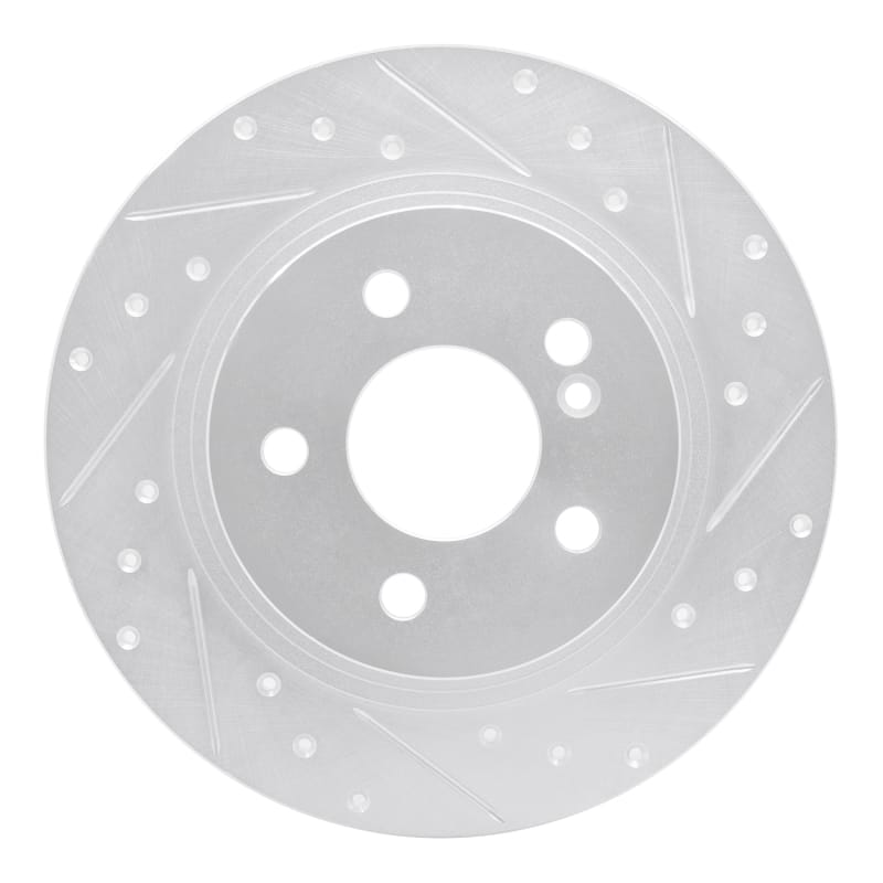 R1 Concepts — R1 08-15 Mercedes-Benz C250 Rear Right Drilled & Slotted Silver Brake Rotor
R1 Brake Rotor Drill