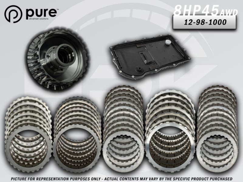 Pure Drivetrain Solutions — Pure Drivetrain 8HP45 High Performance Transmission Hard Parts Kit - AWD - Stage 1