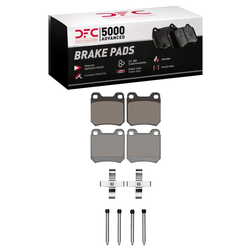 DFC — DFC 97-08 Chevrolet/Opel Astra (Mexico) Rear 5000 Advanced Low Metallic Brake Pads and Hardware Kit
DFC Brake Pad Set