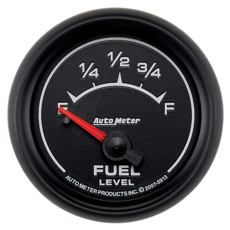 AutoMeter — AutoMeter Gauge Fuel Level 2-1/16in. 0 Ohm(e) to 90 Ohm(f) Elec Es
GA 2" FUEL 0-90 ES