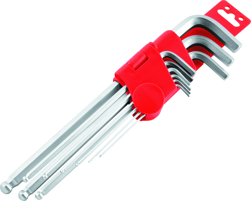 BikeMaster — BikeMaster 9-pc Ball End Long Wrench Set - Metric