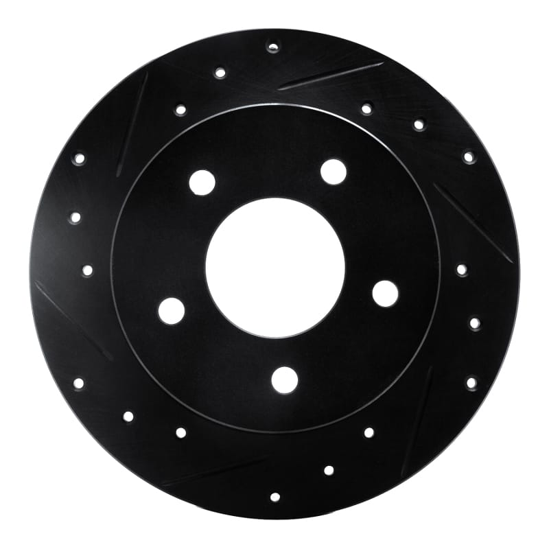 R1 Concepts — R1 84-88 Pontiac 6000 Rear Left Drilled & Slotted Black Brake Rotor
R1 Brake Rotor Drill
